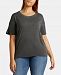 Silver Jeans Co. Alice Pleated-Sleeve T-Shirt