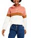 Planet Gold Juniors' Colorblocked Sherpa Pullover