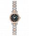 Bcbgmaxazria Ladies Two Tone Rose-Gold Tone Bracelet Watch with Dark Mop Dial, 24mm