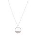 Nina Cut-out Disk Pave Necklace