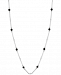 Effy Diamond Bezel 18" Statement Necklace (1-1/5 ct. t. w. ) in 14k White Gold