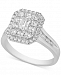 Diamond Cluster Engagement Ring (1-1/2 ct. t. w. ) in 14k White Gold