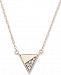 Elsie May Diamond Accent Triangle 16" Pendant Necklace in 14k Gold