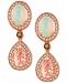 Le Vian Multi-Gemstone (2-3/4 ct. t. w. ) & Diamond (3/8 ct. t. w. ) Drop Earrings in 14k Rose Gold