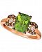 Le Vian Green Apple Peridot (1-5/8 ct. t. w. ) & Chocolate and Vanilla Diamond (1/5 ct. t. w. ) Ring in 14k Rose Gold