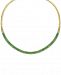 Effy Emerald (8-5/8 ct. t. w. ) & Diamond (1-1/5 ct. t. w. ) 15-3/4" Collar Necklace in 14k Gold