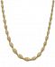 Textured Bead Graduated Collar Necklace in 14k Gold-Plated Sterling Silver, 17-1/2" + 1-1/2" extender