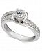 Diamond Swirl Engagement Ring (3/4 ct. t. w. ) in 14k White Gold