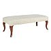 357-BEL-1023883 - Bailey Street Home - Broval - 22-inch Bench Cover OnlyOil Rubbed Bronze Finish with Cream Fabric Shade - Broval