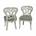 2499-BEL-3331882 - Bailey Street Home - Stratboro - 39-inch Side Chair (Set of 2)Vintage White Finish - Stratboro