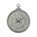 281-BEL-2747835 - Bailey Street Home - Piper Street - Wall ClockGalvanized Steel/White Antique/Gold Finish - Piper Street
