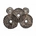 581-BEL-2261262 - Bailey Street Home - Coral Discs Fire ScreenOil Rubbed Gold Finish - Silver Royd
