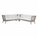 540-BEL-3324424 - Bailey Street Home - Hartsthorn Close - 26-inch Outdoor Sectional Cushions (Set of 15)White Finish - Hartsthorn Close