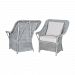 2499-BEL-3334631 - Bailey Street Home - Rosedale Head - 42.5-inch Chair (Set of 2)Waterfront Grey Stain/Whitewash Finish - Rosedale Head