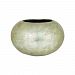 579-BEL-2246817 - Bailey Street Home - Viewmount Brae - 13.8-inch Round PlanterEmbellished Silver Finish - Viewmount Brae