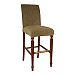 357-BEL-1023889 - Bailey Street Home - Windrush Crescent - 22-inch Barstool-Counter Stool Cover OnlyOil Rubbed Bronze Finish with Green Velvet Shade - Windrush Crescent