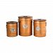 2499-BEL-3378502 - Bailey Street Home - Aston Springs - 19-inch Pet Canisters (Set of 3)Copper Finish - Aston Springs