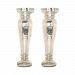 2499-BEL-3380183 - Bailey Street Home - Cowley Brook - 16.75-inch Pillar Holder (Set of 2)Antique Silver Finish - Cowley Brook