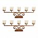 2499-BEL-3379854 - Bailey Street Home - Pike End Road - 25.75-inch Votive Mantle Lighting (Set of 2)Clear/Montana Rustic Finish - Pike End Road