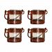 2499-BEL-3378684 - Bailey Street Home - Moses Lane - 4.75-inch Votive Lantern (Set of 4)Clear/Montana Rustic Finish - Moses Lane