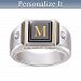 Man Of Distinction Men's Personalized Diamond Ring
