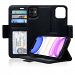 Navor Detachable Magnetic Wallet Case Compatible for iPhone 11 [6.1 inch] [Vajio Series] - Maroon