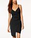 Almost Famous Juniors' Sleeveless Faux-Wrap Dress