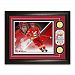 Johnny Gaudreau Calgary Flames® Framed NHL Wall Decor With 2 Solid Bronze Medallions & Photo With Team Logo
