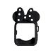Navor Soft Silicone Protective Case with Cartoon Mouse Ears Compatible for Apple Watch - 42MM / Black-Red