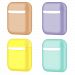 4 Colors - Protective Airpods Case [2 pcs] Shock Proof Soft Skin for Airpods Charging Case - KIT3