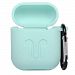 Navor Silicon Shockproof Storage Case Skin Cover Protector Compatible for Apple Air Pods - Mint