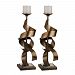 2499-BEL-3332295 - Bailey Street Home - 21-inch Candle Holder (Set of 2)Roxford Gold Finish -