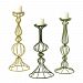 281-BEL-1098292 - Bailey Street Home - 20-inch Colored Metal Candle Holder (Set of 3)Green/Lime/Blue Finish -