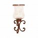 579-BEL-2246566 - Bailey Street Home - Poyner Road - 19.5-inch Small Mantle HurricaneMontana Rustic/Clear Finish - Poyner Road