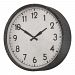 06434 - Uttermost - Berta - 22 Inch Wall Clock Aged Black/Ivory Finish - Berta