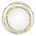 09348 - Uttermost - Whirlwind - 39.37 Inch Round Mirror Metallic Gold Leaf/Hammered Texture Finish - Whirlwind