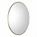 09353 - Uttermost - Pursley - 30 Inch Oval Mirror Plated Brass Finish - Pursley