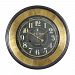 06099 - Uttermost - Lannaster - 33 Inch Wall Clock Weathered Black/Antiqued Gold/Oxidized/Dark Bronze Finish - Lannaster