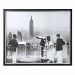 41611 - Uttermost - Manhattan View - 42.75 inch Vintage Print Matte Black/Silver Leaf Finish - Manhattan View