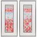 33707 - Uttermost - Valentine - 45.2 inch Framed Abstract Print (Set of 2) Champagne/White/Teal/Blue/Red/Orange/Green/Tan Finish - Valentine