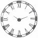 06460 - Uttermost - Alistair - 60 Inch Modern Wall Clock Natural Slate/Gunmetal Finish - Alistair