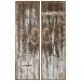04143 - Uttermost - Giles - 60.25 Inch Wall Art (Set of 2) Aged Bronze/Rust Finish - Giles