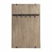 04165 - Uttermost - Galway - 62.25 Inch Wall Coat Rack Distressed Barn Wood/Light Gray/Dark Aged Bronze Finish - Galway