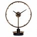 06459 - Uttermost - Davy - 24.5 Inch Modern Table Clock Antique Brushed Brass/Aged Black Finish - Davy