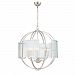 33848-013 - Eurofase-Canada - Manilow - Eight Light Chandelier Polished Nickel Finish with Clear Glass - Manilow