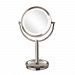 LEDMIR-2T-SC - Dainolite - 15 8W 1 LED Table Magnifier Mirror Satin Chrome Finish -