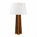 L1440-AGB - Hudson Valley Lighting - Woodmere - One Light Table Lamp Aged Brass Finish with White Belgian Linen Shade - Woodmere
