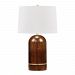 L1161-AGB - Hudson Valley Lighting - Albertson - One Light Table Lamp Aged Brass Finish with White Linen Shade - Albertson
