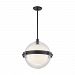 6518-OB - Hudson Valley Lighting - Northport - 19.5 Inch One Light Pendant Old Bronze Finish with Clear/Opal Shiny Glass - Northport
