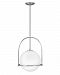 3405BN - Hinkley Lighting - Somerset - One Light Large Pendant Brushed Nickel Finish with Etched Opal Glass - Somerset